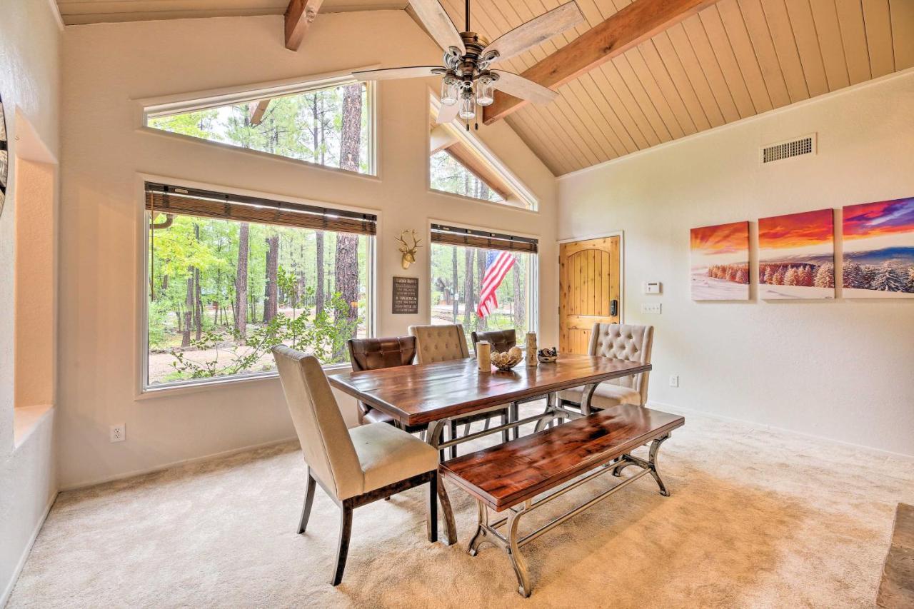 Lush Pinetop Retreat With Large Deck And Wooded Yard! Εξωτερικό φωτογραφία