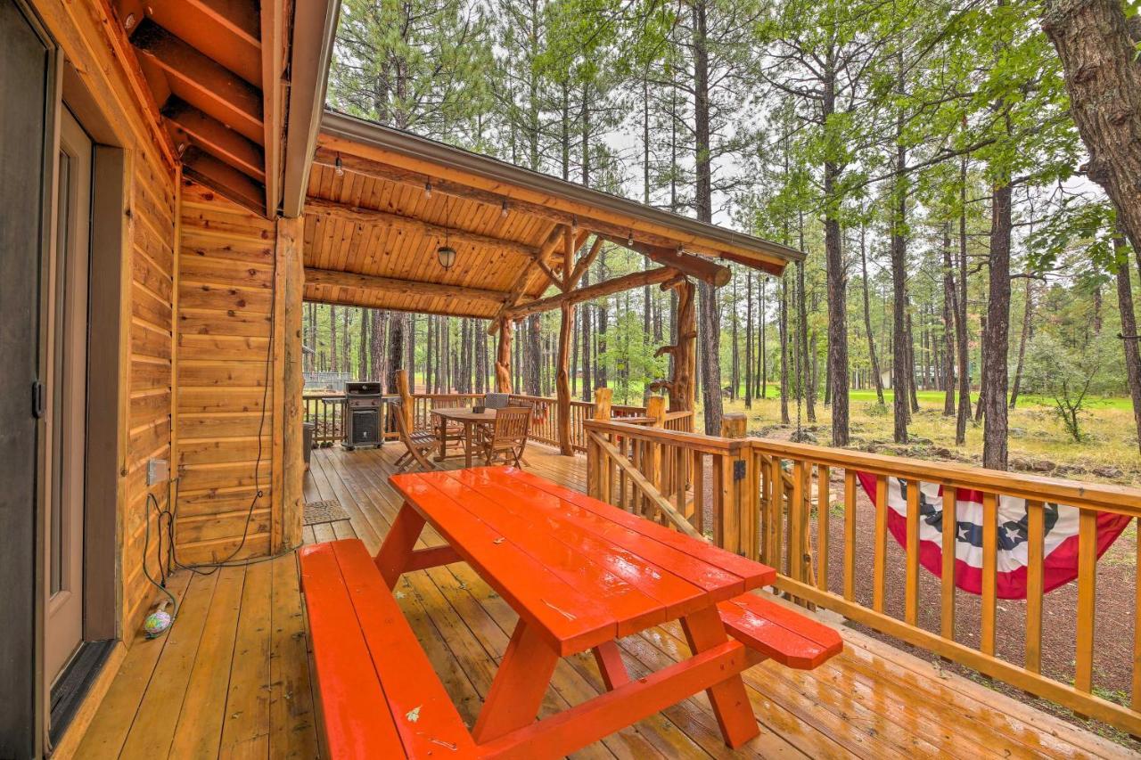 Lush Pinetop Retreat With Large Deck And Wooded Yard! Εξωτερικό φωτογραφία