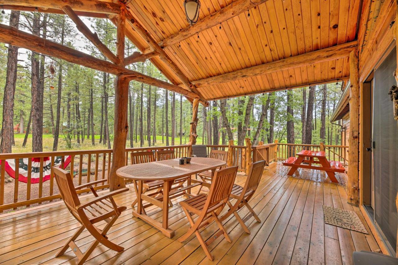 Lush Pinetop Retreat With Large Deck And Wooded Yard! Εξωτερικό φωτογραφία